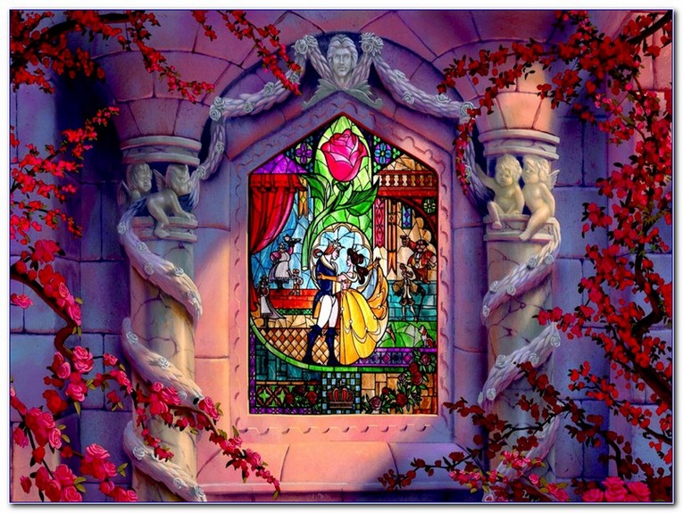 beauty-and-the-beast-glass-window
